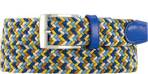 Alberto Golf Gürtel Two Tone Braided 01008536/071