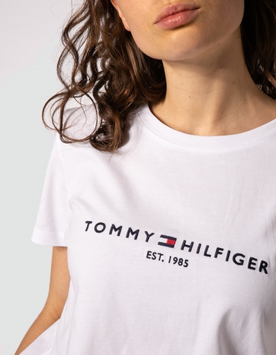 Tommy Hilfiger Damen T-Shirt WW0WW28681/YBRDiashow-2