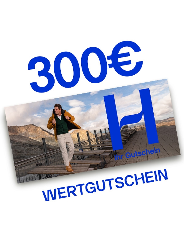 herrenausstatter.de Wertgutschein 300 Euro