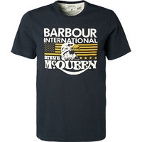 Barbour International T-Shirt navy MTS0877NY91