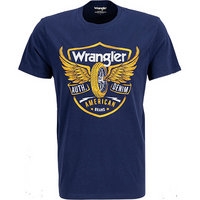 Wrangler T-Shirt medieval blue W7J0D3X9I