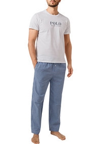 Polo Ralph Lauren Baumwolle Pyjamahose aus Baumwollflanell in Grau für Herren Herren Bekleidung Nachtwäsche Schlafanzüge 