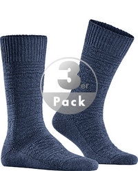 Burlington Socken Struct. Boot 3er Pack 21996/6776
