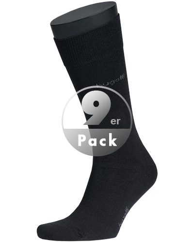 Business Socken super soft- schwarz bugatti Größe 39/42 6 Paar 