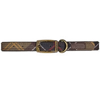 Barbour Classic Tartan Leather collar DAC0008TN11