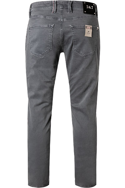 Artikel klicken und genauer betrachten! - Jeans aus Baumwoll-Stretch von sartoria tramarossa Moderne italienische Kreation für personalisierte Looks: Diese Jeans aus softem, bequemen Denim mit hohem Stretch-Anteil, ist konzipiert für einen kontemporären Casual Stil. Aufwendig gearbeitete Zierdetails und eine cleane Optik sorgen für urbanes Flair und ein stilvolles Auftreten. | im Online Shop kaufen